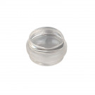 Butée de porte sol adhésive BOLL, Nylon blanc translucide