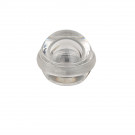 Butée de porte sol adhésive BOLL, Nylon blanc translucide