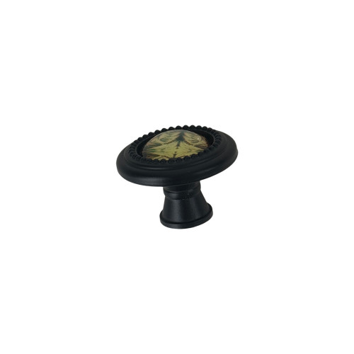 Bouton de meuble ANGEL, Nylon vert Ø37 mm