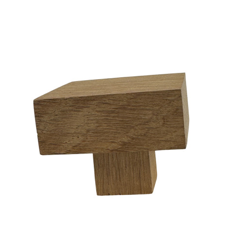 Bouton de meuble COLBERT, Bois brut 50x50 mm