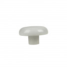 Bouton de meuble CONTEMPORAIN, Nylon blanc