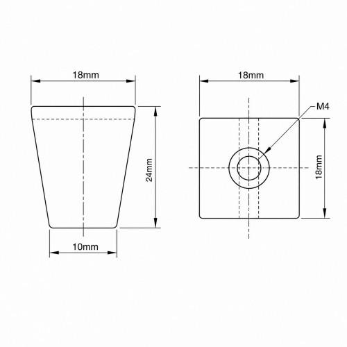 Bouton de meuble ANTIK, Zamak bronze | Rustique