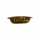 Poignée de meuble coquille laiton poli entraxe 32 mm