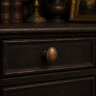 Bouton de meuble BOULE, Laiton aspect rouille | Rustique