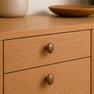 Bouton de meuble BOULE, Laiton aspect rouille | Rustique