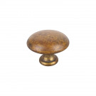 Bouton de meuble BOULE, Laiton aspect rouille | Rustique