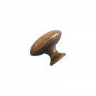 Bouton de meuble BOULE, Laiton aspect rouille | Rustique