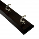 Porte manteau en bois wengé