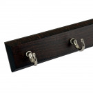 Porte manteau en bois wengé