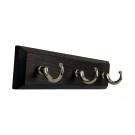 Porte manteau en bois wengé