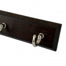 Porte manteau en bois wengé