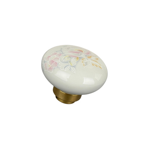 Bouton de porte en porcelaine ROSAE