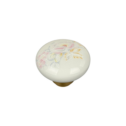 Bouton de porte en porcelaine ROSAE