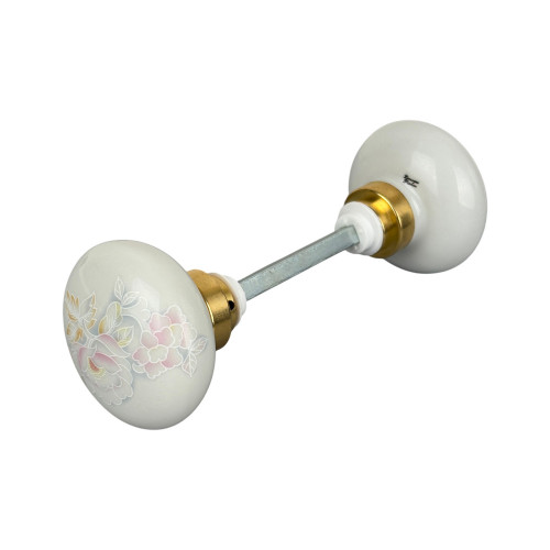 Bouton de porte en porcelaine ROSAE