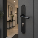Poignée de porte magali trou de cylindre