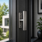 Bouton de fenêtre crémone ZOE zamak nickel mat