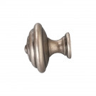 Bouton de meuble LYONNAIS, Laiton fer patiné, ø30mm | Rustique