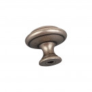 Bouton de meuble LYONNAIS, Laiton fer patiné, ø30mm | Rustique