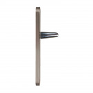 2 poignées de porte FINESSE, Zamak nickel mat entraxe 195 mm