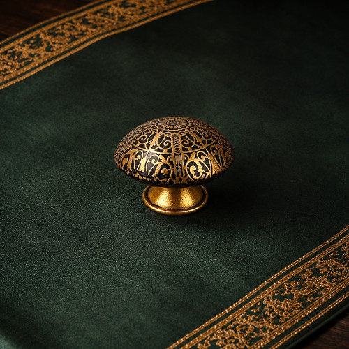 Bouton de meuble ALADIN, métal doré | Levantin