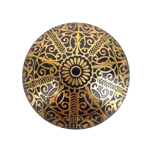 Bouton de meuble ALADIN, métal doré | Levantin
