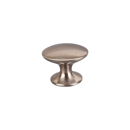 Bouton de meuble ROND, Zamak nickel mat 30 mm | Contemporain