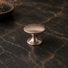 Bouton de meuble ROND, Zamak nickel mat 30 mm | Contemporain
