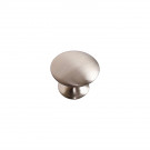 Bouton de meuble ROND, Zamak nickel mat 30 mm | Contemporain
