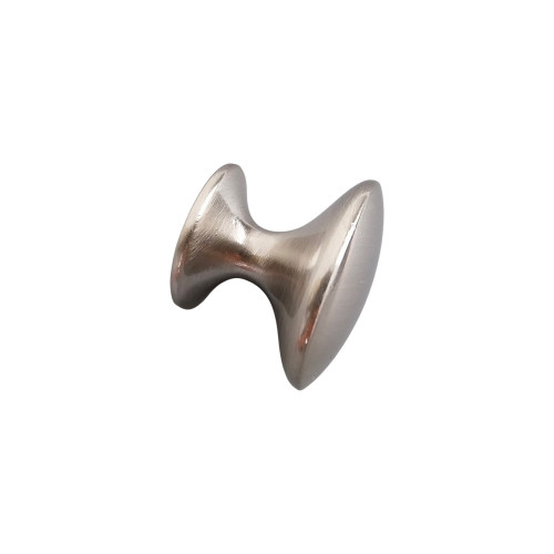 Bouton de meuble ROND, Zamak nickel mat 30 mm | Contemporain