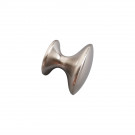 Bouton de meuble ROND, Zamak nickel mat 30 mm | Contemporain