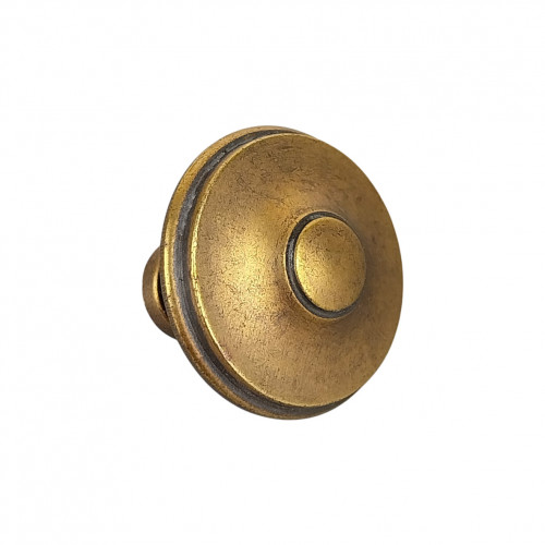 Bouton de meuble LYONNAIS, Zamak patiné | Rustique