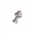 Bouton de meuble LAMPE, Laiton chrome | Vintage