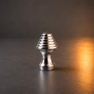 Bouton de meuble LAMPE, Laiton chrome | Vintage