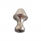 Bouton de meuble LAMPE, Zamak nickel mat | Vintage