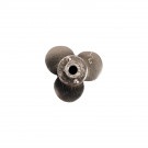 Bouton de meuble TREFLE, Zamak nickel mat | Fantaisie