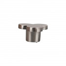 Bouton de meuble TREFLE, Zamak nickel mat | Fantaisie