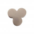 Bouton de meuble TREFLE, Zamak nickel mat | Fantaisie