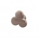 Bouton de meuble TREFLE, Zamak nickel mat | Fantaisie