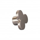 Bouton de meuble TREFLE, Zamak nickel mat | Fantaisie
