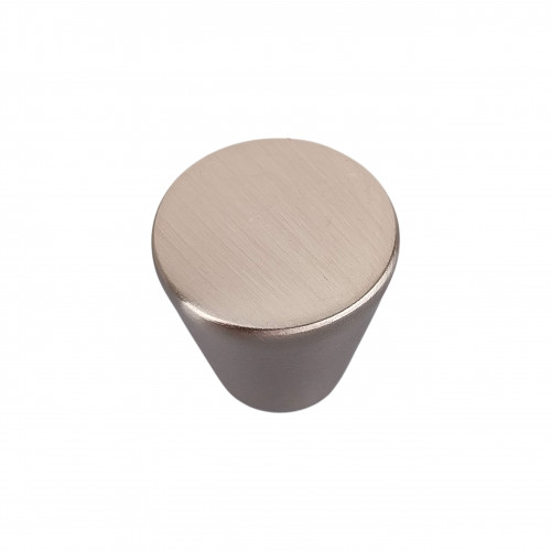 Bouton de meuble MINICONE, Zamak nickel mat | Contemporain