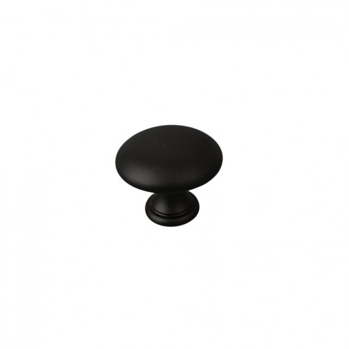 Bouton de meuble CONVEXE, Zamak noir | Contemporain
