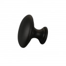 Bouton de meuble CONVEXE, Zamak noir | Contemporain