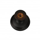Bouton de meuble CONVEXE, Zamak noir | Contemporain