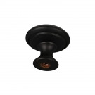 Bouton de meuble CONVEXE, Zamak noir | Contemporain