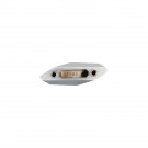 Bouton de meuble TYREL, Métal chrome mat 55 mm | Contemporain