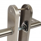 Poignée de porte DOCKER nickel mat