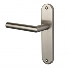 Poignée de porte DOCKER nickel mat sans trou