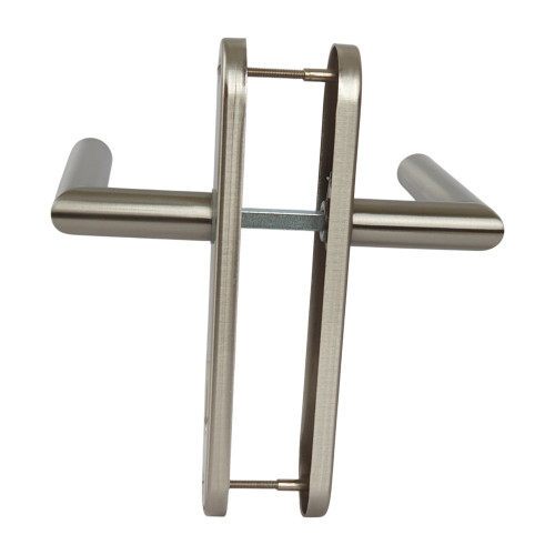 Poignée de porte DOCKER nickel mat entrée de clé