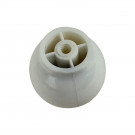 Bouton de meuble BOULE,  nylon beige | Contemporain