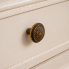 Bouton de meuble LOUIS XVI, Zamak bronze | Classique